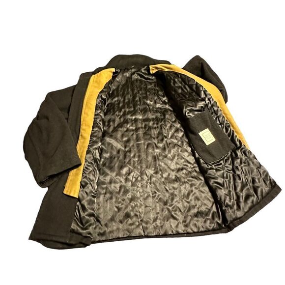 Vintage Savoy Taylor’s Guild Wool Blend Double Layered Men’s Peacoat Size Large - Picture 6 of 15